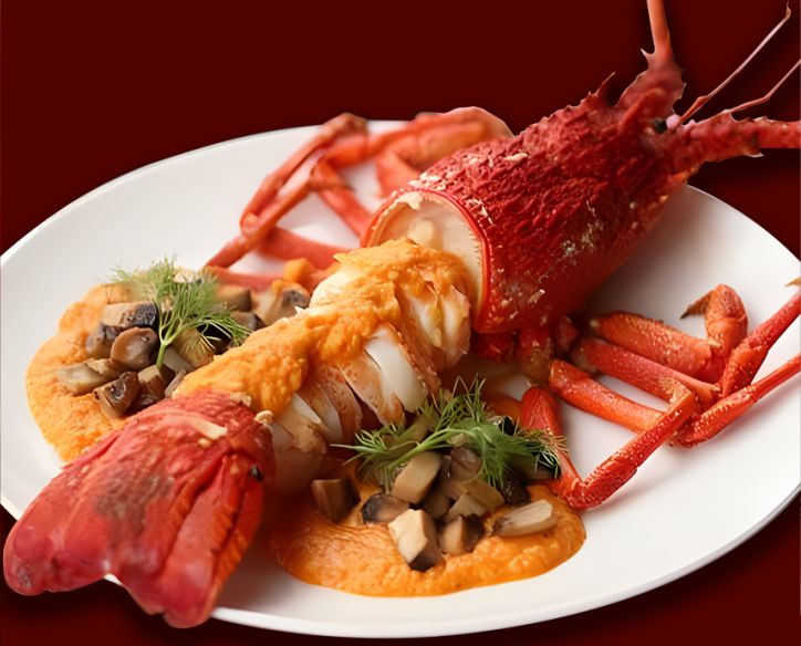 Thai lobster with red curry