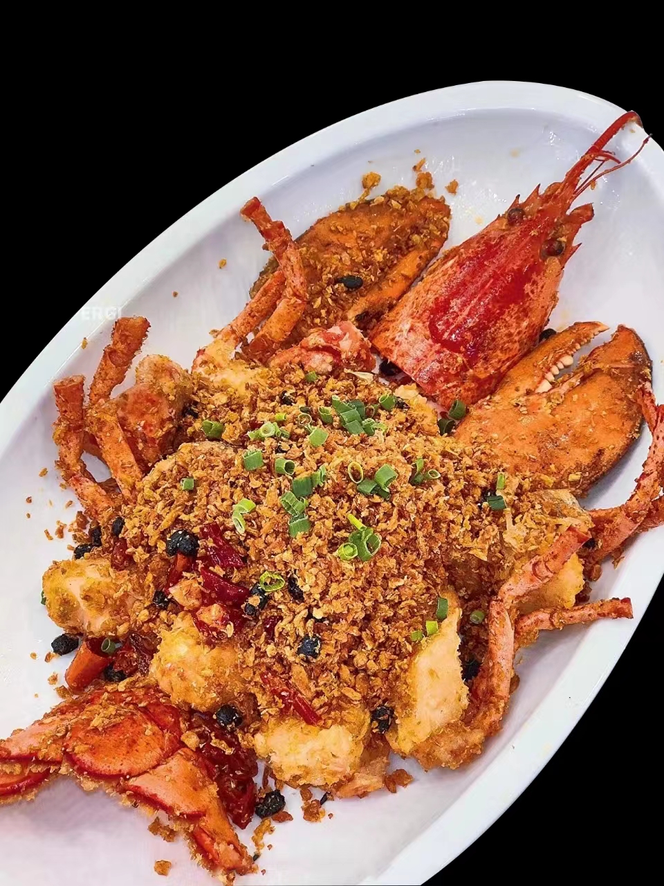 Fired lobster in Bifengtang