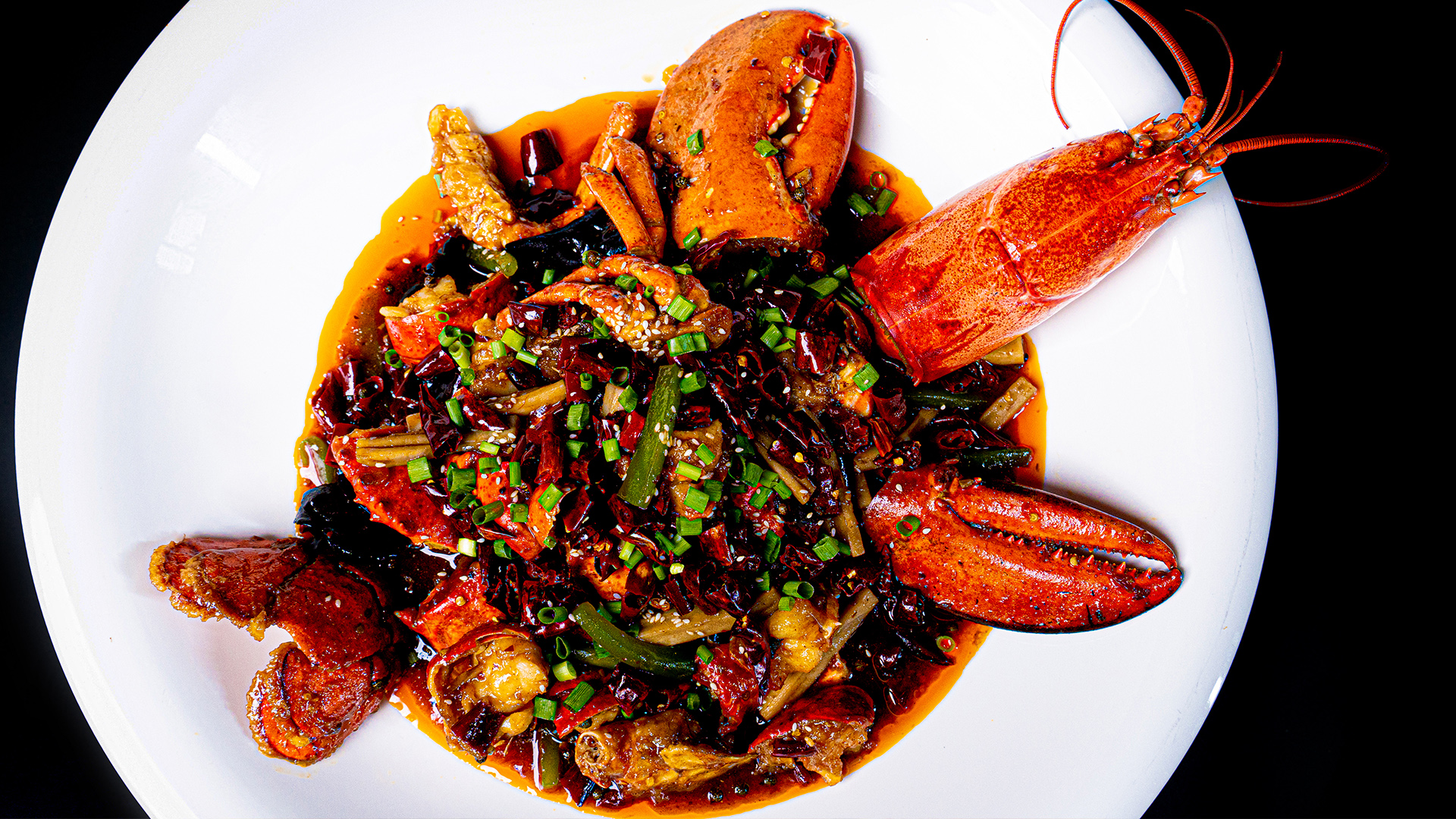 Spicy lobster